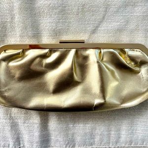 GIANI BERNINI Golden Clutch with an over the shoulder option